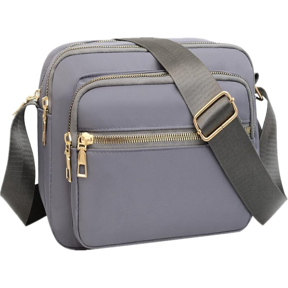 Nylon Crossbody Bags for Women Small Waterproof Shoulder Purse Compact